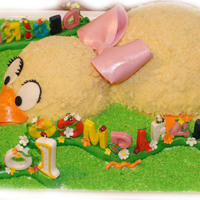 Paperotto Con Fiocco Rosa 