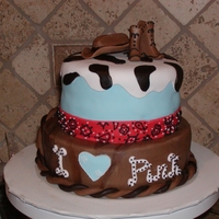 Cowboy Cake this was a cake I made for my kids school fund raiser...they actually held a live auction for it, which was fun, but nerve racking! Their...