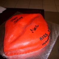 Lips Cake 