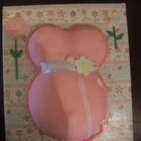 Belly Cake (Baby Shower) This cake was made for a friend's baby shower.