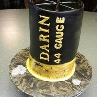 Shotgun Birthday Cake This is for a gentleman that loves to bird hunt