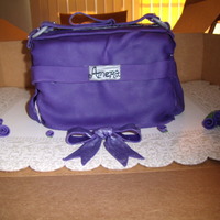 Leather Purse The name on the purse is the name of the birthday lady.