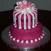 Just For Fun I did this cake with a wonderful friend of my who shares a passion for making cakes. All mmf