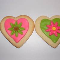 For The Love Of Daisies NFSC with fondant... just playing around. I love pink and green.