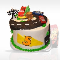 Cars Birthday Cake 