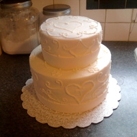 White On White Scrolls 