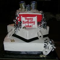 Coor's Ice Chest This was made for a man's 50th birthday party. He was known for bringing his own red ice chest with him with his Coor's in it....