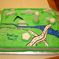 Washington Dc This cake shows the National Cathedral, Arlington Cemetary, the Vietnam Memorial, the White House, the Capital building, the Petagon, the...