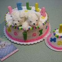 Ella's First Birthday ! Doggie Lover!! 