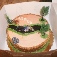 Just For Youth Combination of rolled fondant and buttercream.