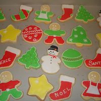 Christmas Cut-Outs How fun were these! I am so glad that I learned about color flow on this website. This was the most fun that I have ever had making this...