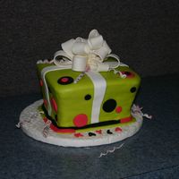 Img_0922.jpg 8X2 in squares X3 stacked. First time I have made MMF. My granddaughter wanted lime green with hot pink and black accents. She absolutely...