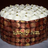 Chocolate Transfer Gone Wrong The transfer smudged on me! Otherwise the cake turned out ok. It was a black forest cake, BTW.