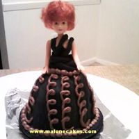 Southern Belle Mini Doll Cake ...