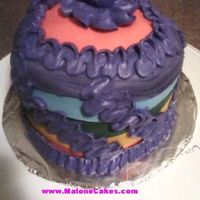 A Rainbow Of Fun This is something I just did because I was bored at 3am in this morning. I made 2 Red Velvet cakes, 1 for my class and 1 for home to try...