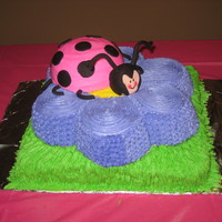 Lady Bug Cake Made for my little cousin. Enjoy!