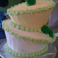 First Try Topsy Turvy Practice cake for doing the Topsy Turvy design