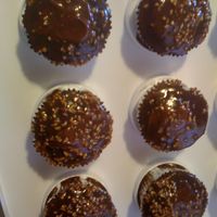 Ferrero Rocher Cupcakes Chocolate hazelnut cake with Nutella filling and Chocolate Hazelnut ganache topping..these came out DELICIOUS!