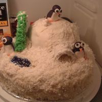 Igloo Cake This is an extra small version of the igloo cake that I made. I'm making a larger one for my familys christmas and thought that this...