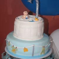 A Baby Shower All fondant accents, bubbles were RI. Thank You to another cake I found on CC =) Mommy to be LOVED it! It was perfect for her bubbles and...