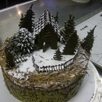 Pci Black Forest Torte I made this black forest torte in my culinary school.