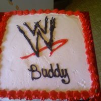 Another Wwe Cake Another nephew. Actually this cake along with the Hannah Montana and Iron Man cakes were all done for the same day. Hannah and WWE were for...
