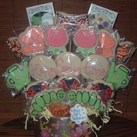 Spring Cookies Spring sugar cookie bouquet;-)