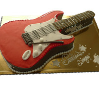 Guitar Cake I love guitars.