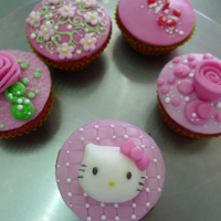 Hello Kitty Cupcake One of my last cupcakes.