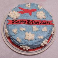 Flying High Buttercream & fondant.