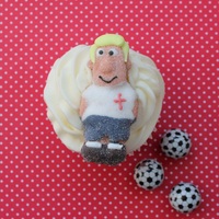 England World Cup Cupcakes Some cupcakes I did to support England in the world Cup.