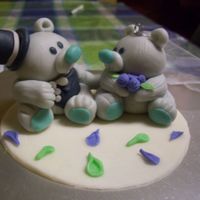 Bear Wedding Cake Topper I am making a Wedding cake for my Mother's Wedding i've just been practicing with different toppers. I'm kinda new at this...