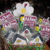 Realtor Bouquet I made this for a friend who is a realtor. She has been buying cookies from me for open houses.