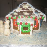 Family Gingerbread House 2008 I made this for my husbands family christmas party. I had assistance with the decorating from my younger sister & my 3 year old...