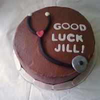 Good Luck Doctor a girl i work with is going off the med school