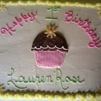 Baby's 1St Birthday This was made to look just like the shirt the birthday girl was wearing.