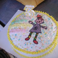 Pict1567.jpg Made for my niece. She loves Pinky Dinky Doo so I HAD to make her a Pinky cake. I free handed pinky so she isn't perfect. It's a...