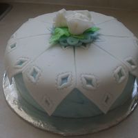 Summer_2009_052.jpg This cake made at home while on course for fondant and gumpaste.