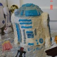 R2D2 He leans a little- but I am still in the learning process.