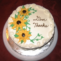 Give Thanks This is a cake that I'm taking to Canada this weekend for Canadian Thanksgiving. 2009