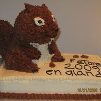 My First 3D Cake My firts 3D cake... It's a play on words for the new year... (Since this year we are gowing at my uncle, and he's been battling...
