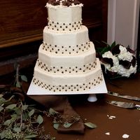 Ml Wedding this is the cake I made for my brothers wedding. (they didn't like fondant and it was summertime...)