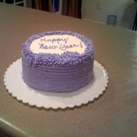 My Very First Cake First time I have ever decorated a cake. I made the buttercream VIVA method frosting and this was the first time I have used piping tips. I...