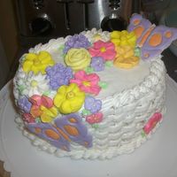 Cake From My Class Here is my second cake from my course II, I need lots of practice but I was so proud I did all the flowers from Royal Icing the cake is...