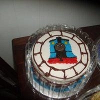 Thomas The Train Buttercream icing and birthday cake