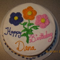 Flower Birthday Cake 