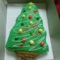 Christmas Tree Cake For The Family Shelter 