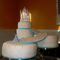 Sweet 16 Princess Birthday Cake 