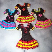 Flamenco Dresses I made these over 1 year ago..someone on Central & flickr took this design and she is taking credit for it...not nice.....