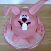 Pink Rabbit a customer drew a picture of exactly how this cake should be, I did my best to follow the instructions!